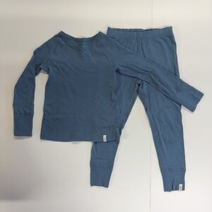 Nui Organic Merino Wool Pajamas/Thermals Kids Size 6 - GUC